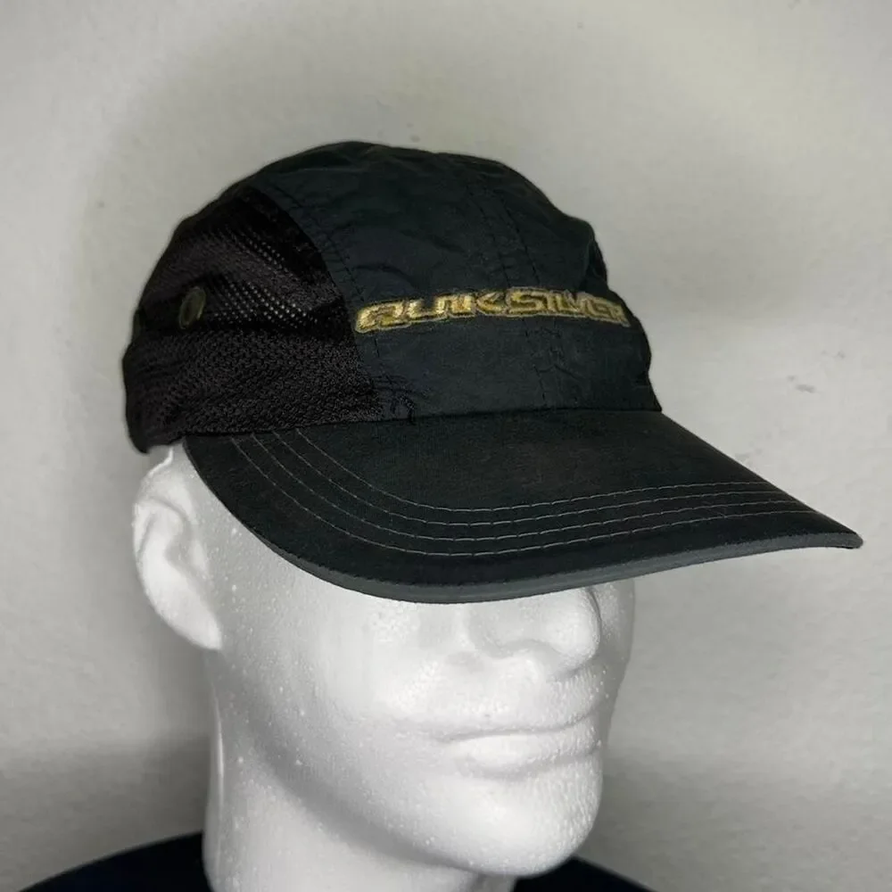 rare vintage Quiksilver Men's Black Hat